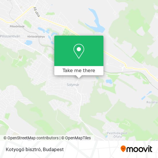 Kotyogó bisztró map