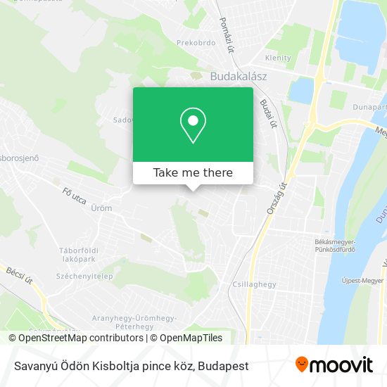 Savanyú Ödön Kisboltja pince köz map