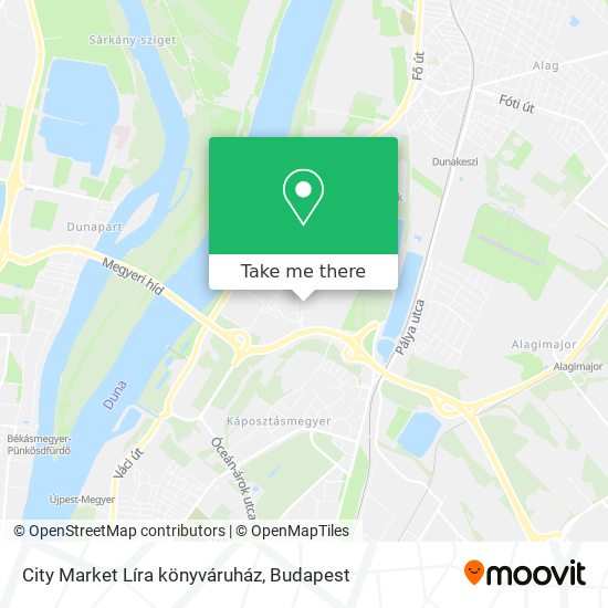 City Market Líra könyváruház map