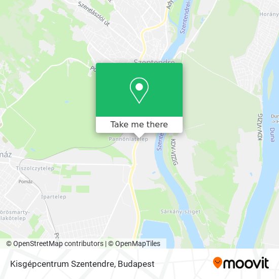 Kisgépcentrum Szentendre map