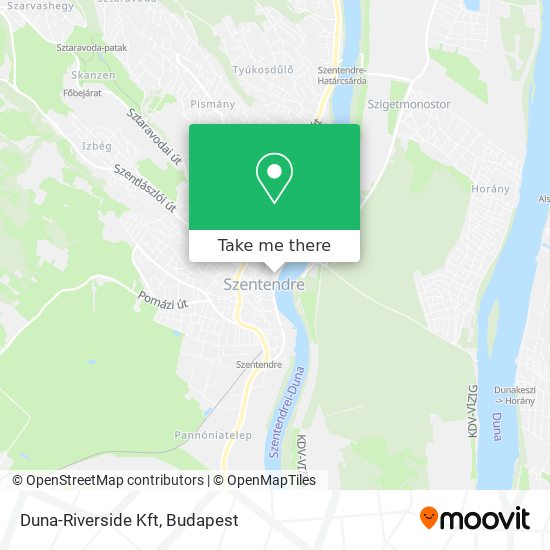 Duna-Riverside Kft map
