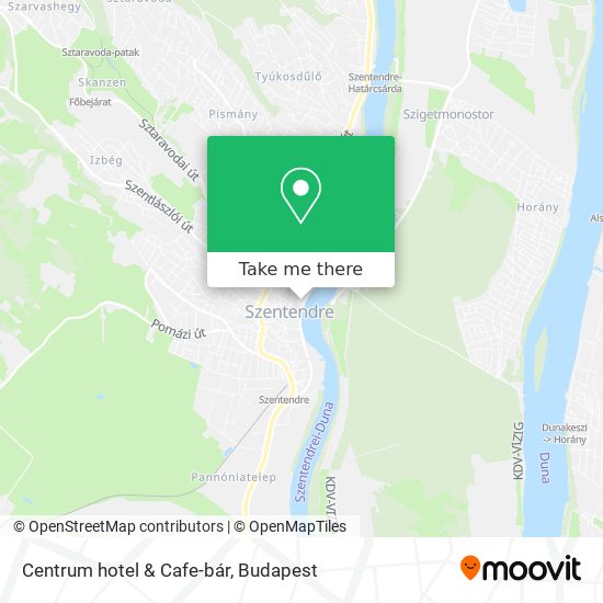 Centrum hotel & Cafe-bár map