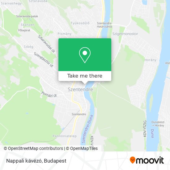 Nappali kávézó map