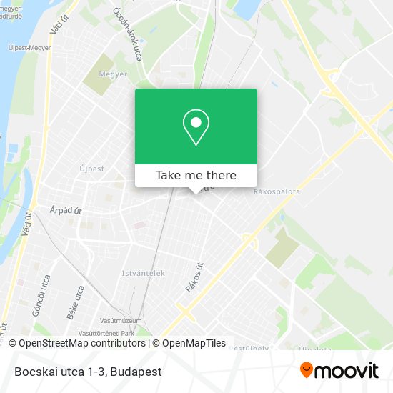 Bocskai utca 1-3 map
