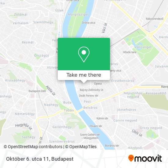 Október 6. utca 11 map