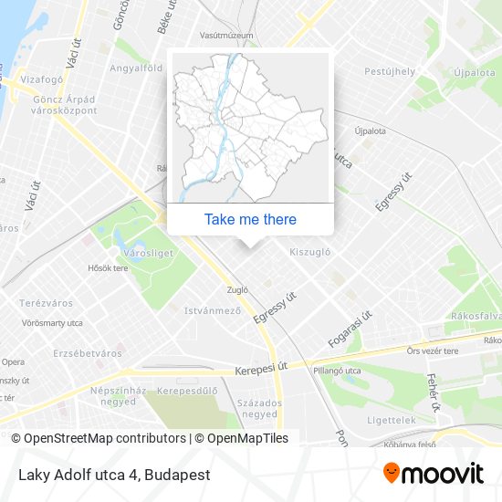 Laky Adolf utca 4 map