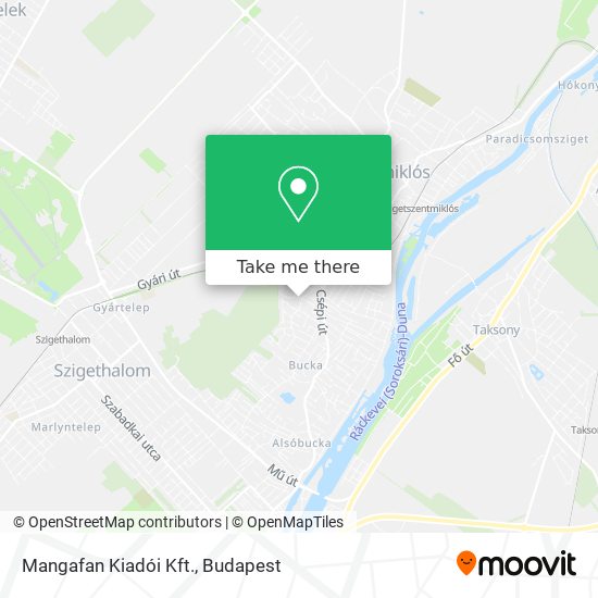 Mangafan Kiadói Kft. map