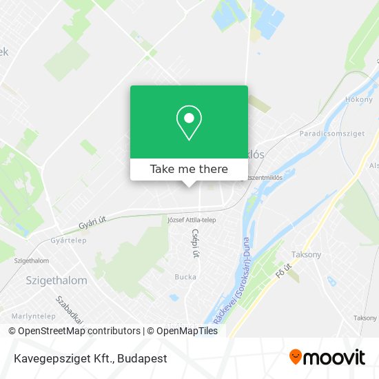 Kavegepsziget Kft. map