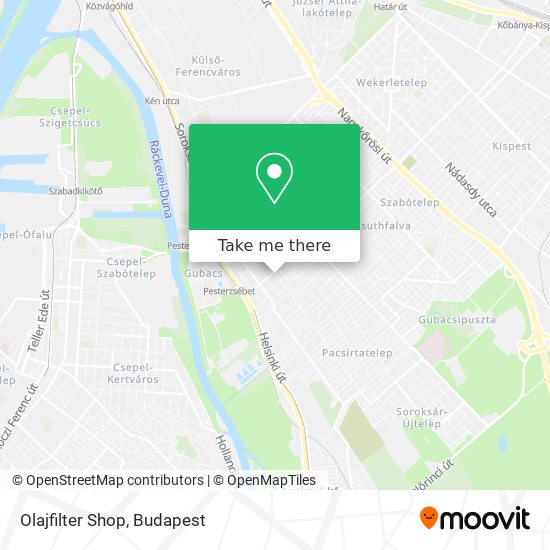 Olajfilter Shop map