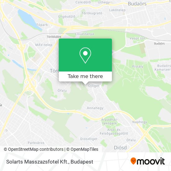 Solarts Masszazsfotel Kft. map