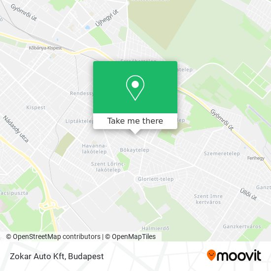 Zokar Auto Kft map