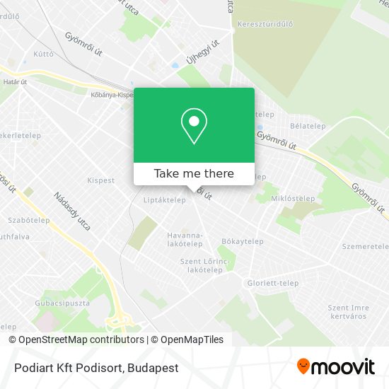 Podiart Kft Podisort map