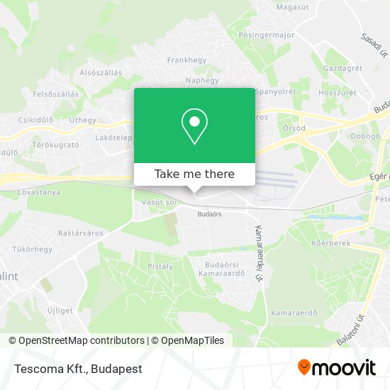Tescoma Kft. map