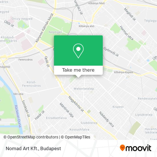 Nomad Art Kft. map