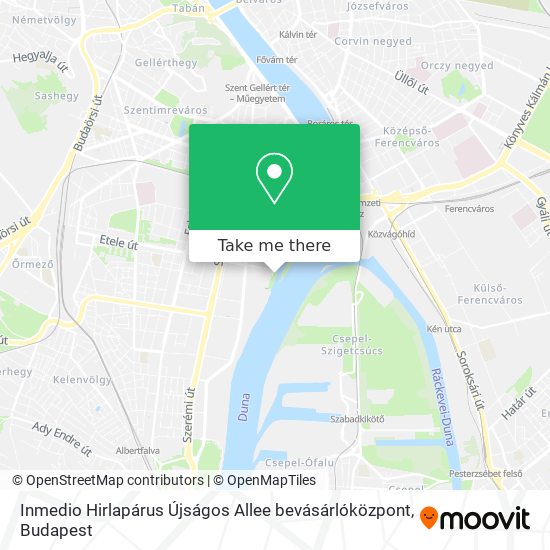 Inmedio Hirlapárus Újságos Allee bevásárlóközpont map