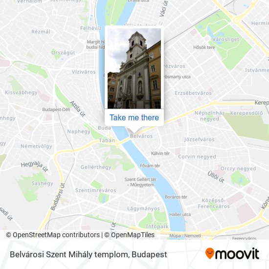 Belvárosi Szent Mihály templom map