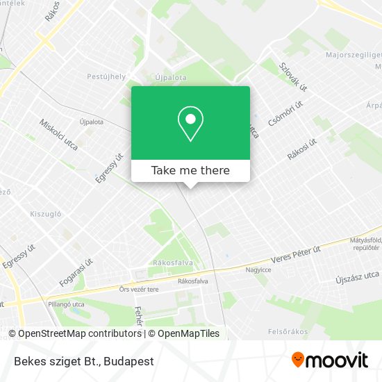 Bekes sziget Bt. map