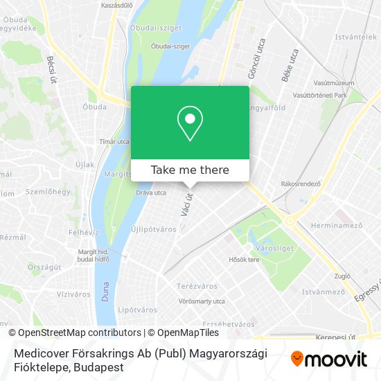 Medicover Försakrings Ab (Publ) Magyarországi Fióktelepe map