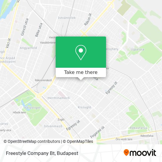 Freestyle Company Bt map