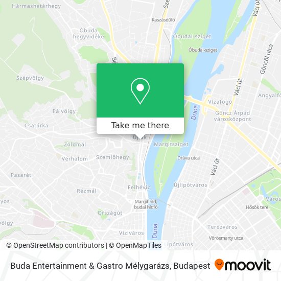 Buda Entertainment & Gastro Mélygarázs map