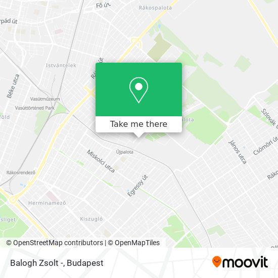 Balogh Zsolt - map