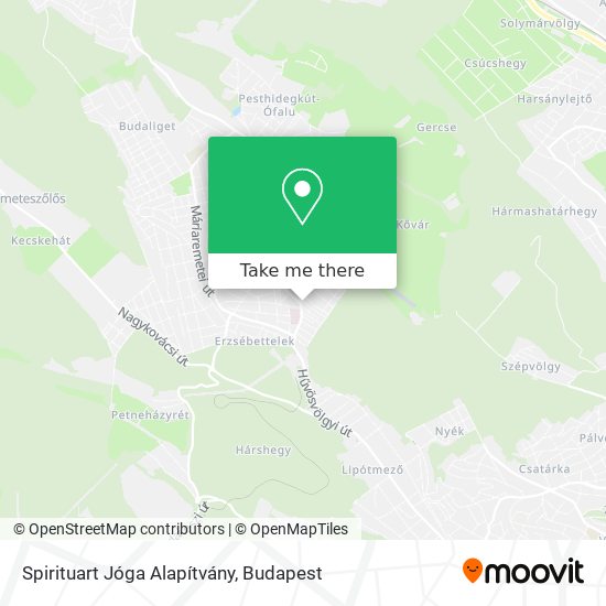 Spirituart Jóga Alapítvány map