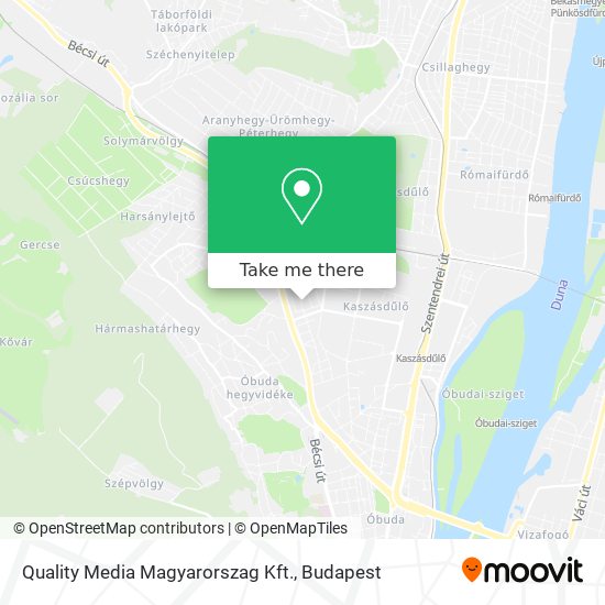 Quality Media Magyarorszag Kft. map