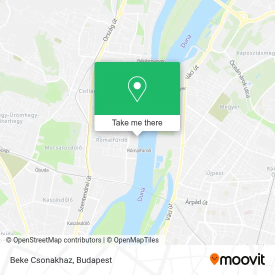 Beke Csonakhaz map