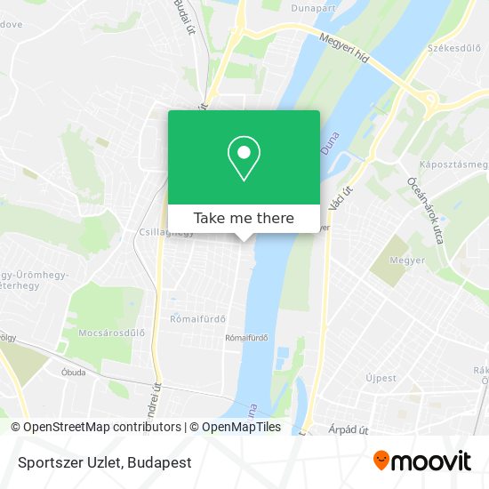 Sportszer Uzlet map