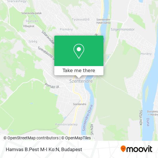 Hamvas B.Pest M-I Ko:N map