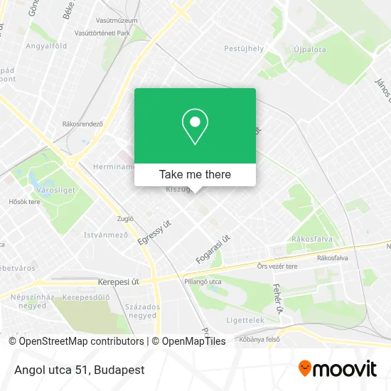 Angol utca 51 map