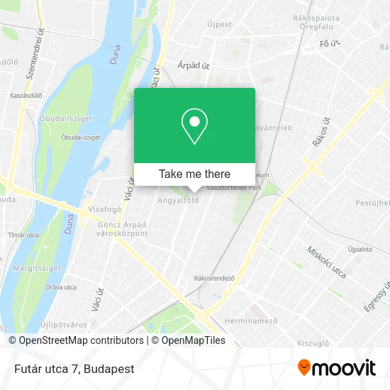 Futár utca 7 map