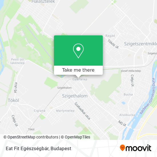 Eat Fit Egészségbár map