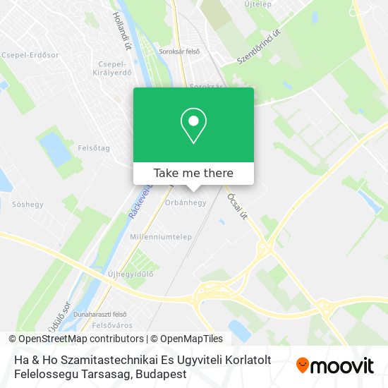 Ha & Ho Szamitastechnikai Es Ugyviteli Korlatolt Felelossegu Tarsasag map