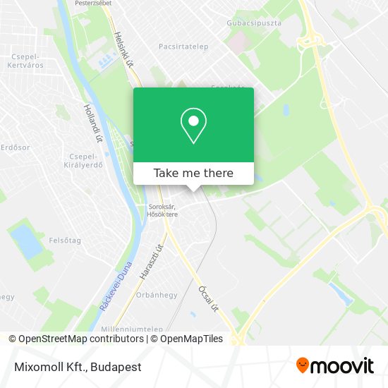 Mixomoll Kft. map