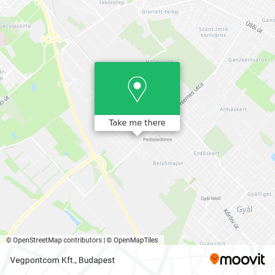 Vegpontcom Kft. map