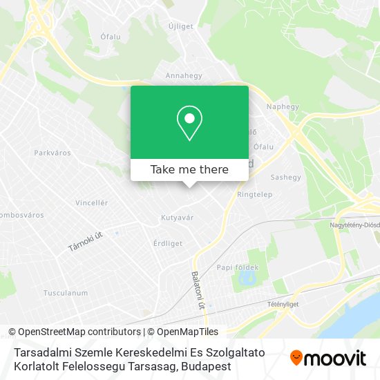 Tarsadalmi Szemle Kereskedelmi Es Szolgaltato Korlatolt Felelossegu Tarsasag map