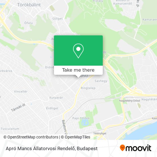 Apró Mancs Állatorvosi Rendelő map