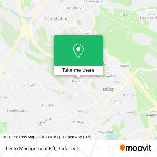 Lento Management Kft map