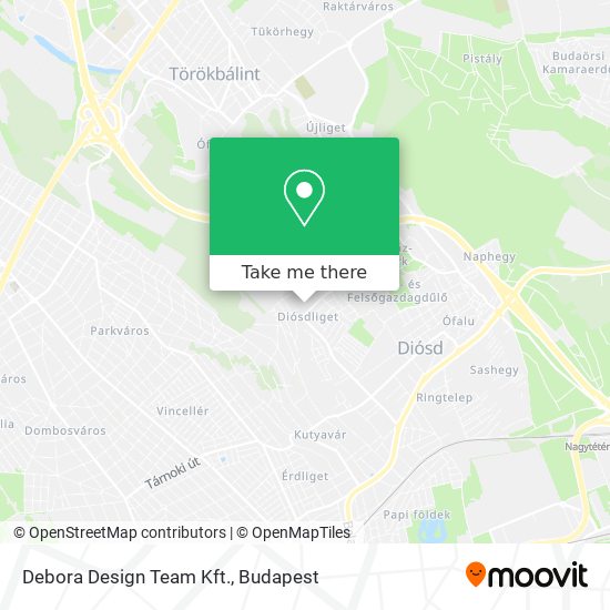 Debora Design Team Kft. map