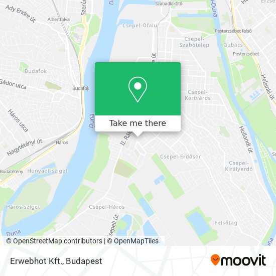 Erwebhot Kft. map