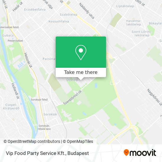 Vip Food Party Service Kft. map