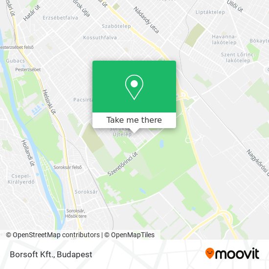 Borsoft Kft. map