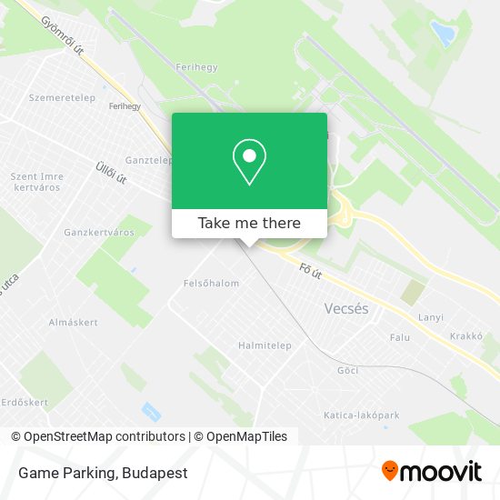 Game Parking map