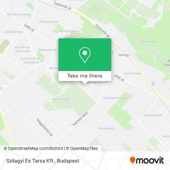 Szilagyi Es Tarsa Kft. map