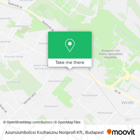 Azumzumbolcsi Kozhasznu Nonprofi Kft. map