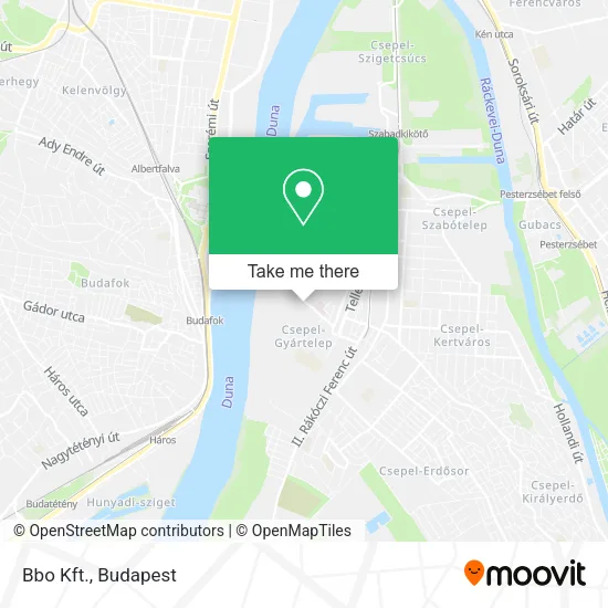 Bbo Kft. map