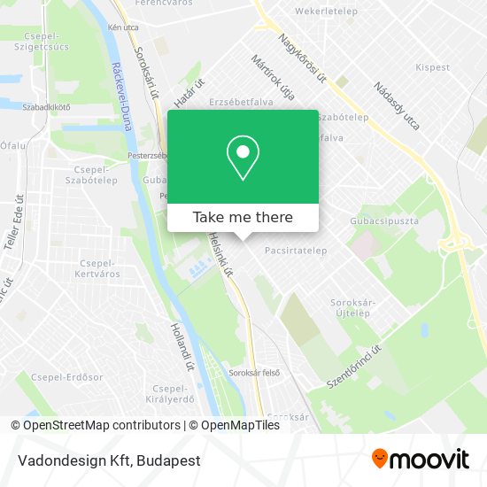 Vadondesign Kft map