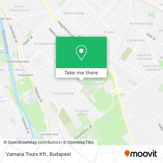 Vamana Tours Kft. map