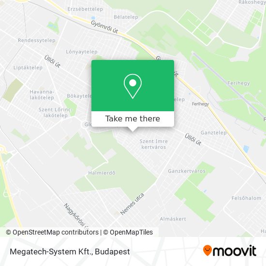 Megatech-System Kft. map